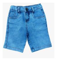 Bermuda Jeans Infantil Para Meninos 2 Ao 16.