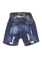 Bermuda Jeans King Boy Feminina Tamanhos 4, 6 E 8