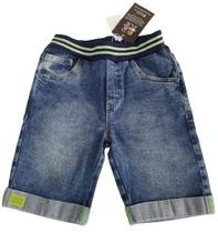 Bermuda Jeans Luxo Estonada Infantil Menino Lessa Kids 8170