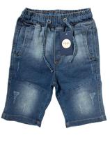 bermuda jeans lycra masculino juvenil menino de 10 a 16 anos