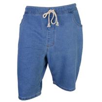 Bermuda Jeans Masculina Areazul Jogger Plus Size Azul BSC