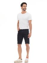 Bermuda Jeans Masculina Black Fashion Preto