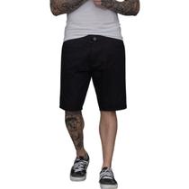 Bermuda Jeans Masculina Black Premium - Preto Bermuda Jeans Masculina Black Premium - Preto