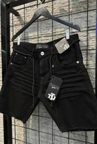 Bermuda Jeans Masculina Black Street Bermuda Jeans Masculina Black Street