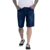 Bermuda Jeans Masculina Blue Power Destroyed Azul - 5 estilos