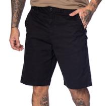 Bermuda Jeans Masculina Broken Rules Reta Preto