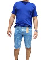 Bermuda Jeans Masculina com Elastano - Man Fox