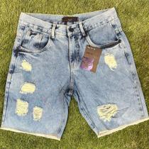 Bermuda Jeans Masculina Jeans Destroyed Estiloso Confortável Premium Invictus Bermuda Jeans Masculina Jeans Destroyed Estiloso Confortável Premium Invictus