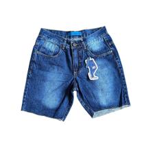 Bermuda Jeans Masculina,Jovem Detonada Rasgada lisa ,Destroi no laser luxo e Quanlidade