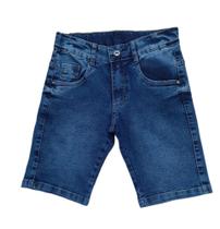 Bermuda Jeans Masculina Juvenil Meninos Tam 10 Ao 16 (R5030)