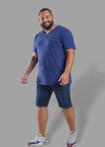 Bermuda Jeans Masculina Plus Size