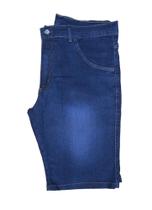 Bermuda jeans masculina plus size