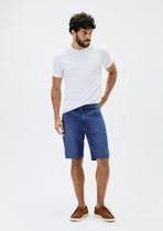 Bermuda Jeans Masculina Reta Soft Touch