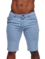 Bermuda Jeans Masculina Sarja Skinny Com Lycra - Volgue