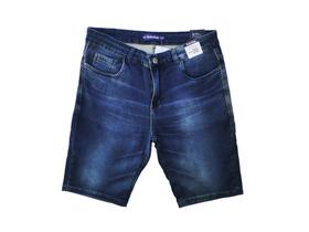 Bermuda Jeans Masculina Slim Fit com Elastano -Jeans Grosso Premium Toque Amaciado - Rock Soda Bermuda Jeans Masculina Slim Fit com Elastano -Jeans Grosso Premium Toque Amaciado - Rock Soda
