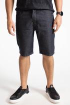 Bermuda Jeans Masculina Stark Básica Polo Wear Preto