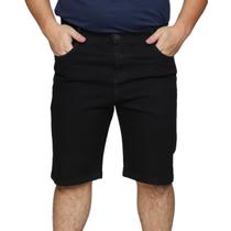 Bermuda Jeans Masculina Tradicional Slim Premium Algodão e Elastano Bermuda Jeans Masculina Tradicional Slim Premium Algodão e Elastano