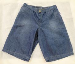 Bermuda jeans masculino infantil