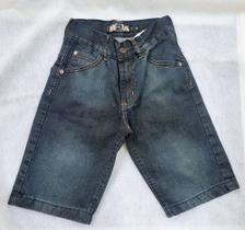Bermuda jeans masculino infantil