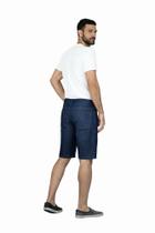Bermuda Jeans Muito Mais Azul Escuro Veste Até 60