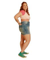 Bermuda Jeans Plus Size Feminina 46 ao 54 - Razon - 1257