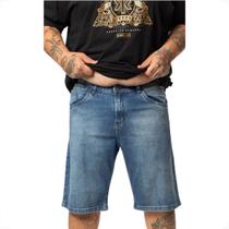 Bermuda Jeans Plus Size Okdok Medium Wash Blue Masculina 2234001 Cor:AzulTamanho:52Genero:Masculino