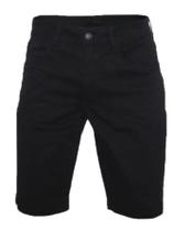 Bermuda Jeans Preta Tradicional Masculina Adulto