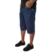 Bermuda Jeans Reta Tradicional Balão larga Masculina