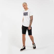 Bermuda Jeans RockeSoda Masculina Skinny Básica Leve Moderna