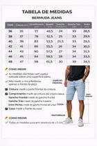Bermuda Jeans Sarja Skinny Masculino
