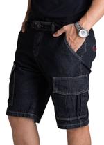 Bermuda Jeans Sawary - 278675 Preto Bermuda Jeans Sawary - 278675 Preto