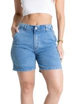 Bermuda Jeans Sawary - 280444 - Azul médio 48 Bermuda Jeans Sawary - 280444 - Azul médio 48