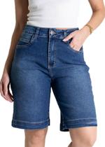 Bermuda Jeans Sawary - 281487 - Azul médio 38 Bermuda Jeans Sawary - 281487 - Azul médio 38