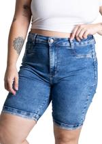 Bermuda Jeans Sawary Plus Size - 276162 Azul