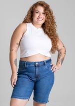 Bermuda Jeans Sawary Plus Size - 276874 Azul