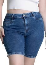 Bermuda Jeans Sawary Plus Size - 279226 Azul Bermuda Jeans Sawary Plus Size - 279226 Azul