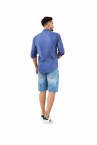 Bermuda Jeans Skinny Plus Size Claro Size Conforto com Elastano