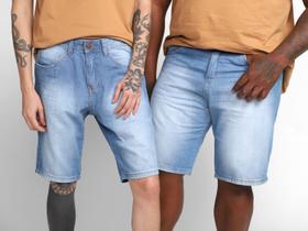 Bermuda Jeans Vista Magalu Reta 5 Pockets