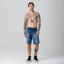 Bermuda Jogger Jeans Masculina Rock e Soda