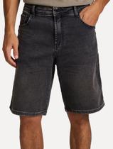 Bermuda John John Jeans Masculina Regular Cerrillos Preta
