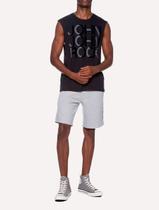 Bermuda John John Masculina Moletom New Basic Cinza Mescla