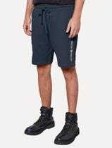 Bermuda John John Masculina Moletom New Basic Print Light Azul Médio