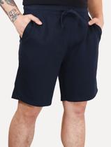 Bermuda John John Moletom New Basic Azul Marinho