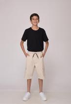 Bermuda Juvenil 7908 Bege Claro F075