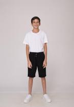 Bermuda Juvenil 7932 Preto F075