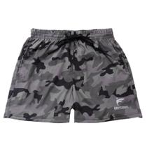 Bermuda Juvenil Menino Tactel Premium Short Verde Camuflado De Verão