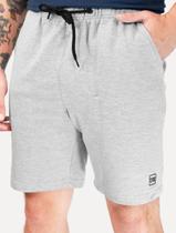 Bermuda King & Joe Masculina Moletom Comfort Logo Rubber Cinza Mescla Tamanho Calças:48 Bermuda King & Joe Masculina Moletom Comfort Logo Rubber Cinza Mescla Tamanho Calças:48