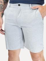 Bermuda King & Joe Masculina Slim Casual Soft Colors Azul Claro Tamanho Calças:38