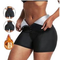 Bermuda Legging Efeito Sauna Shaper Modeladora Queima Gordura