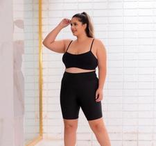 Bermuda Legging Fitness Ciclista Plus Size tamanhos especiais
